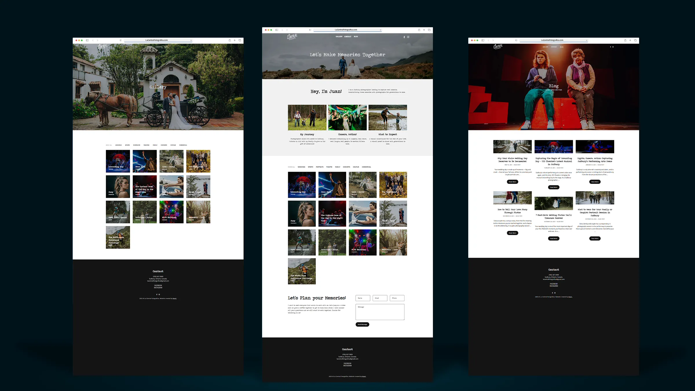 Image showing the video and images for the Colombia in Sudbury 2024 event with a yellow background